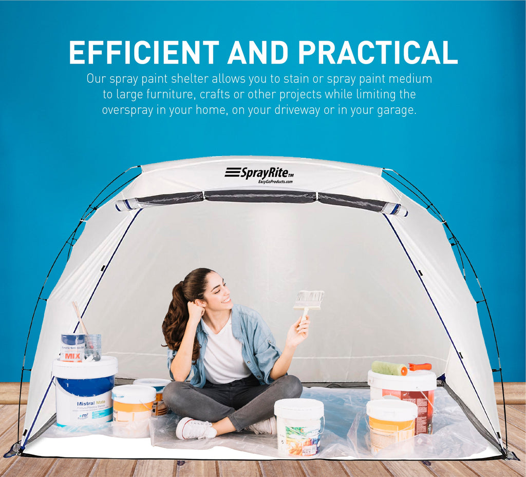 Sprayrite – PAINT SPRAY SHELTER, SPRAY PAINTING TENT, FURNITURE PAINT STAIN SHELTER - PORTABLE FOR HOME USE AND STORES