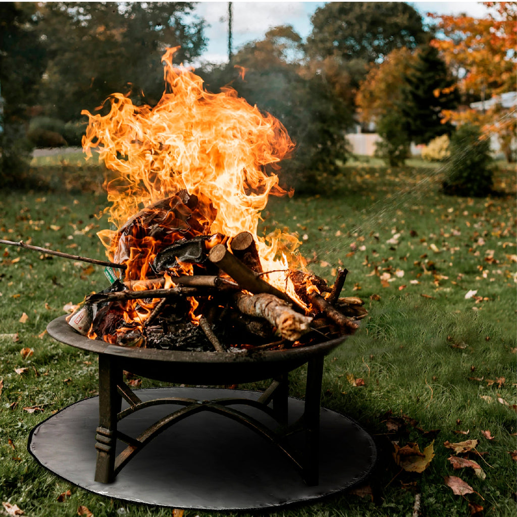Deck Protector - Fireproof Mat Fire Pit Pad Deck Protector Great for Base, BBQ Mat, Patio Shield, Deck Defender - Fire Retardant Resistant mat for Outdoors - Charcoal Grill – 36 Inch