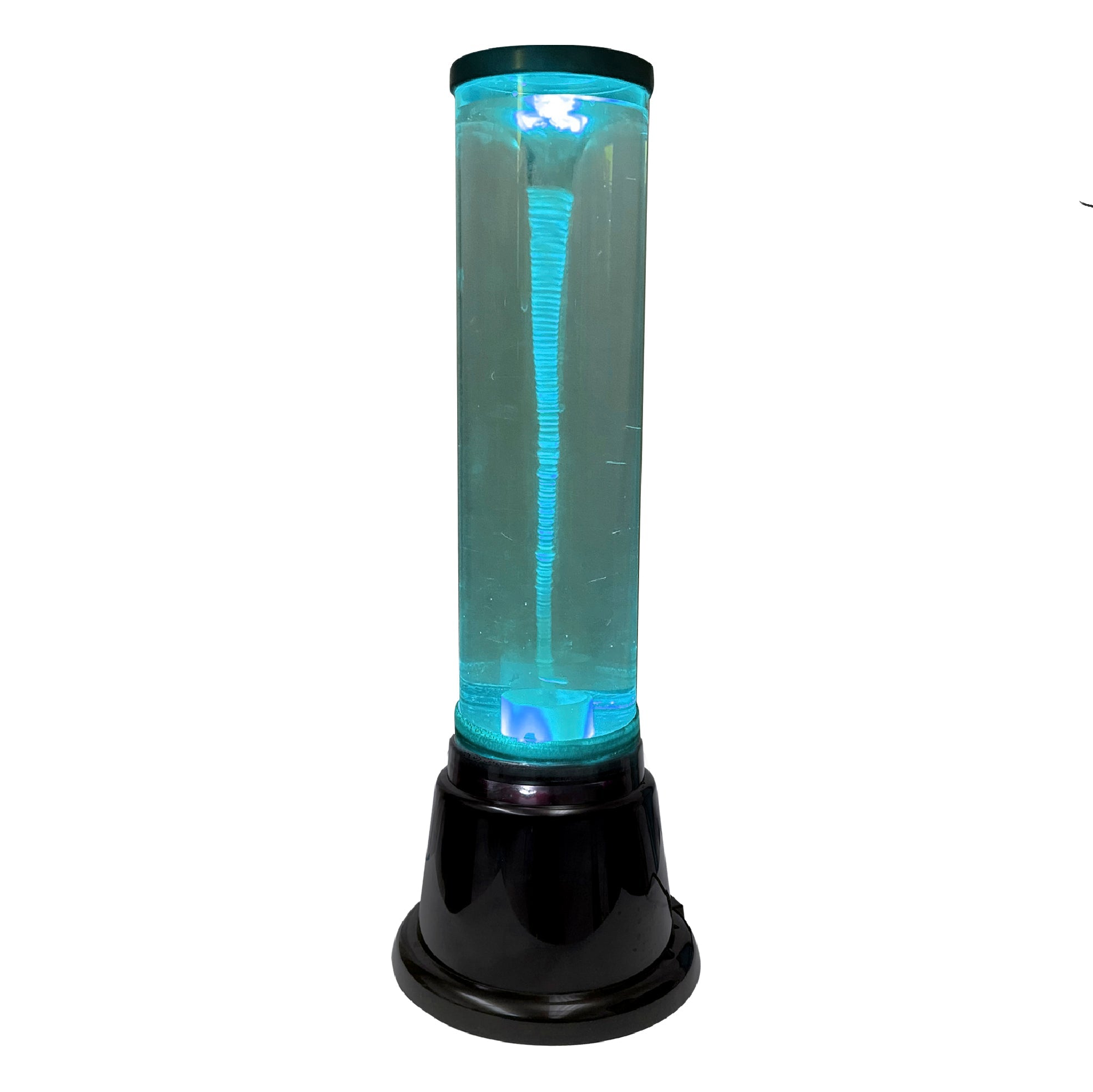 EasyGo Water Vortex Tornado Lava Lamp – Color Changing – Kids Science Gift – Mood Light - 14” Tall – BONUS Beads to Amplify Tornado