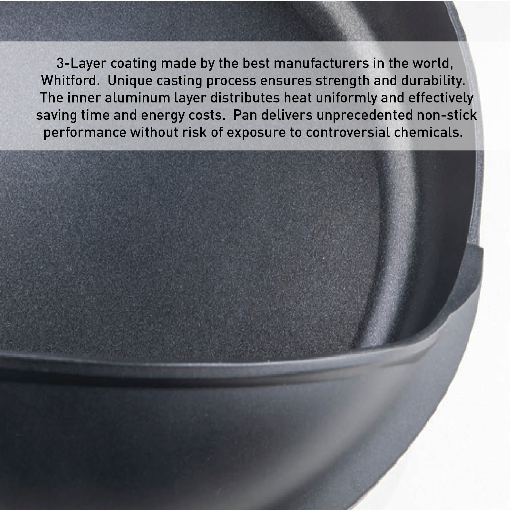 Professional Flip Frying Pan 11” – Fry Pan W/3 Layer Cast Non-Stick Coating – PFOA Free - Black Finish – Patent Pending