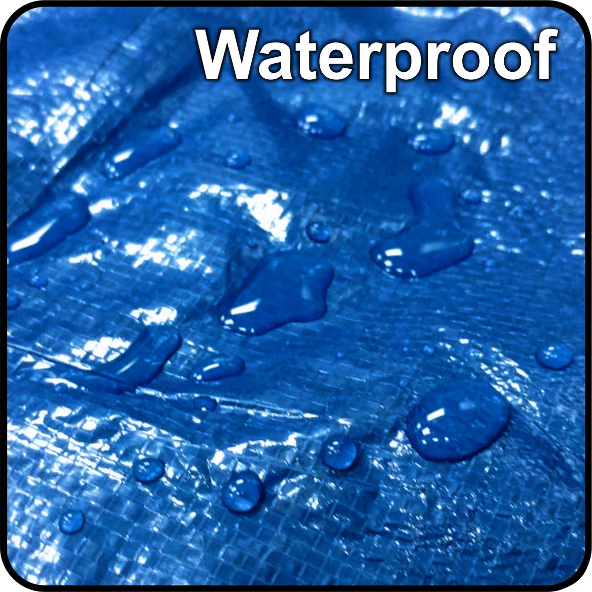 5' x 7' - Hercules Tarp Heavy Duty Tarp Cover Waterproof Tarpaulin Plastic Tarp Protection Sheet Shelter for Ca
