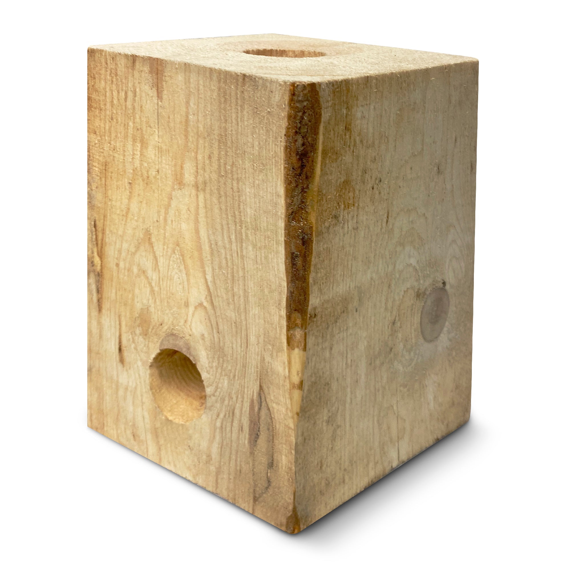 Burning BLOX Campfire Bonfire Firewood – Easy Light – Easy Clean-Up – Great for Camping, Beach and Cooking – Burns from Inside Out – 8” x 8” X 8” – Burns 2 Hours - Bonus 2 Fatwood Starters – Qty 1