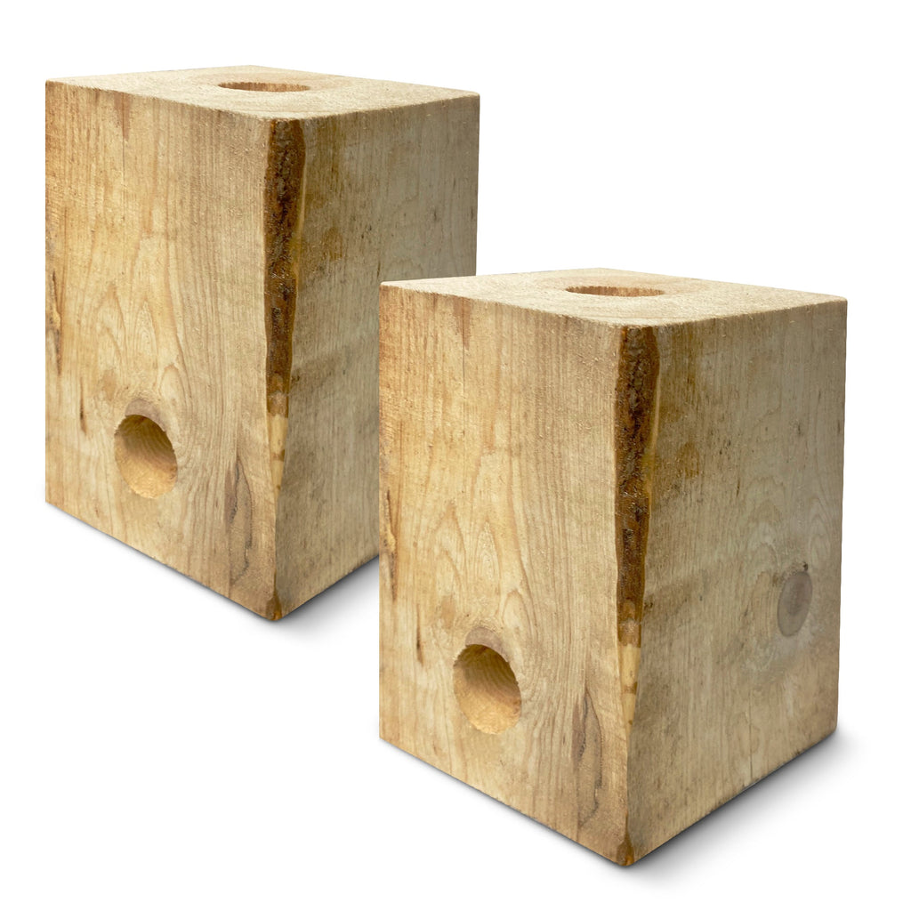 Burning BLOX Campfire Bonfire Firewood – Easy Light – Easy Clean-Up – Great for Camping, Beach and Cooking – Burns from Inside Out – 8” x 8” X 8” – Burns 2 Hours - Bonus 2 Fatwood Starters – Qty 2