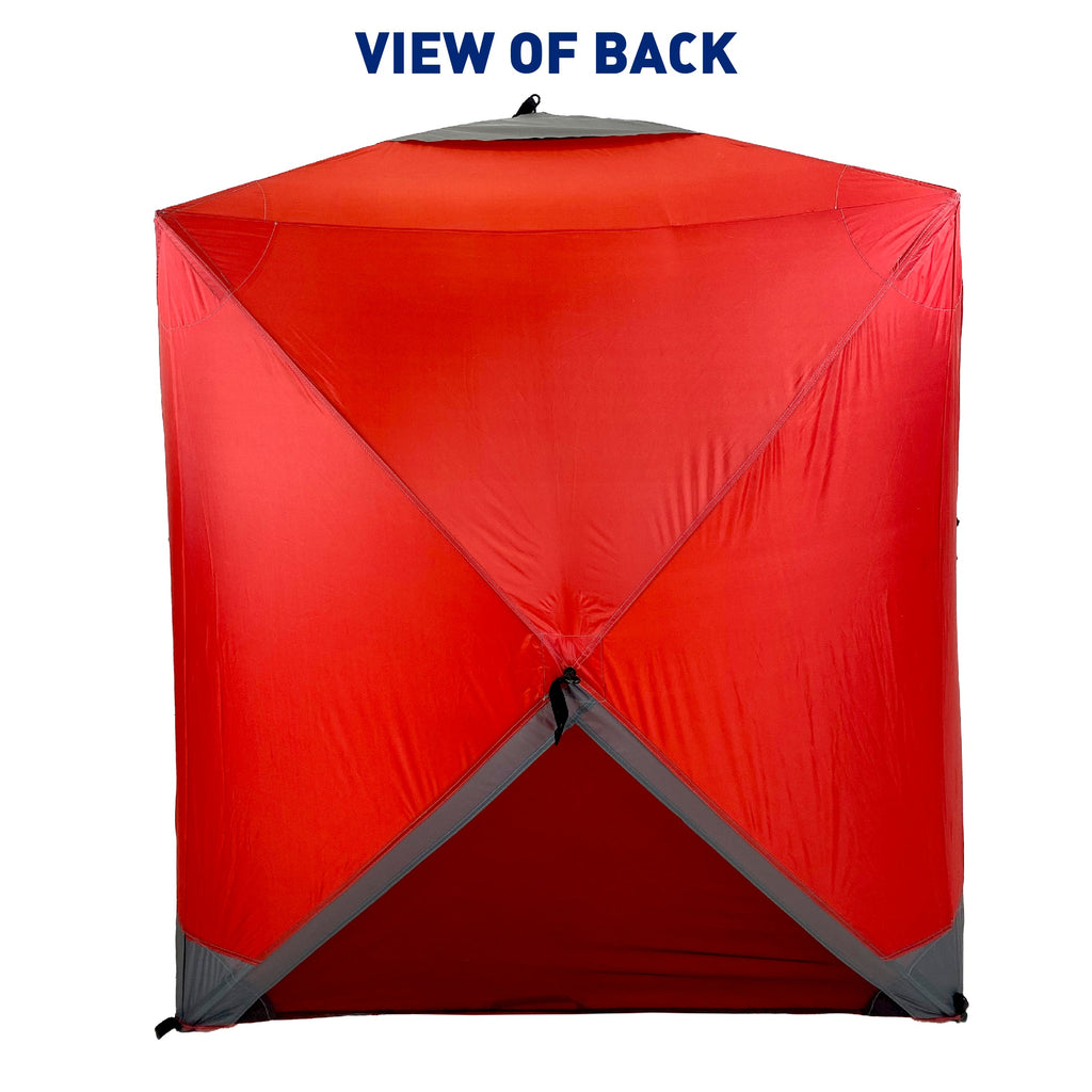 CoverU Sports Tent Pod SUN Protection – Pop Up 2 Person Hot Climate Canopy Shelter – Patent Pending - RED